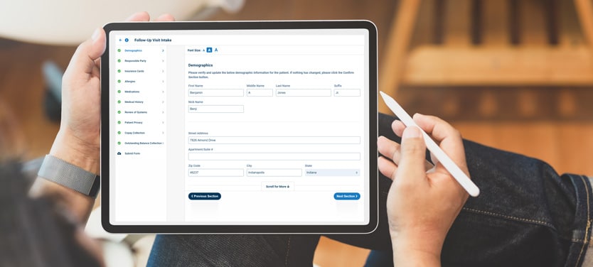Digital Intake Forms
